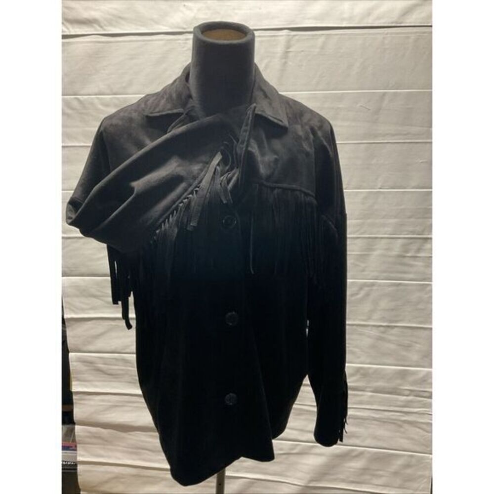 BB Dakota X Steve Madden Fringe Suede Jacket Medium